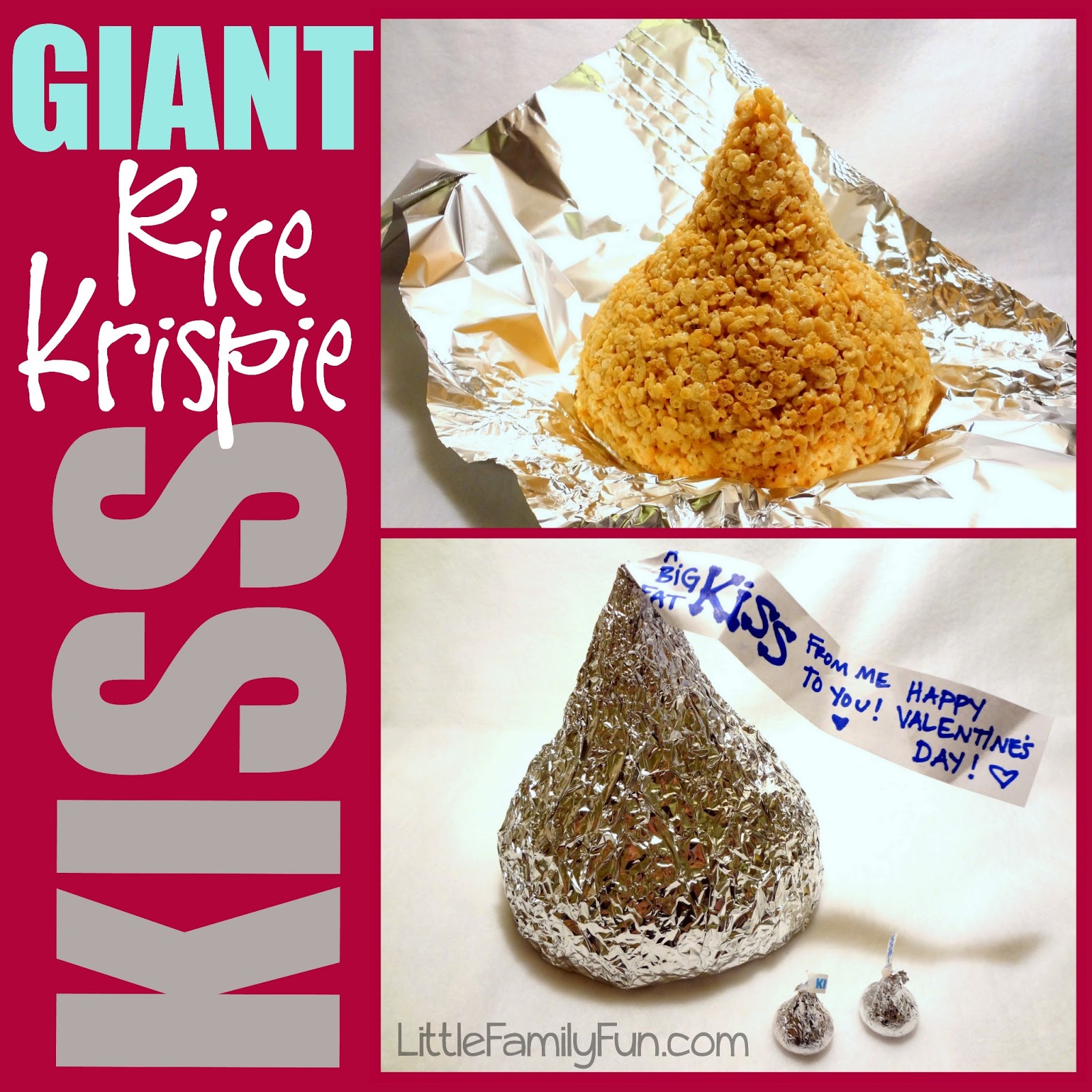 Little Family Fun BIG FAT Rice Krispie KISS!