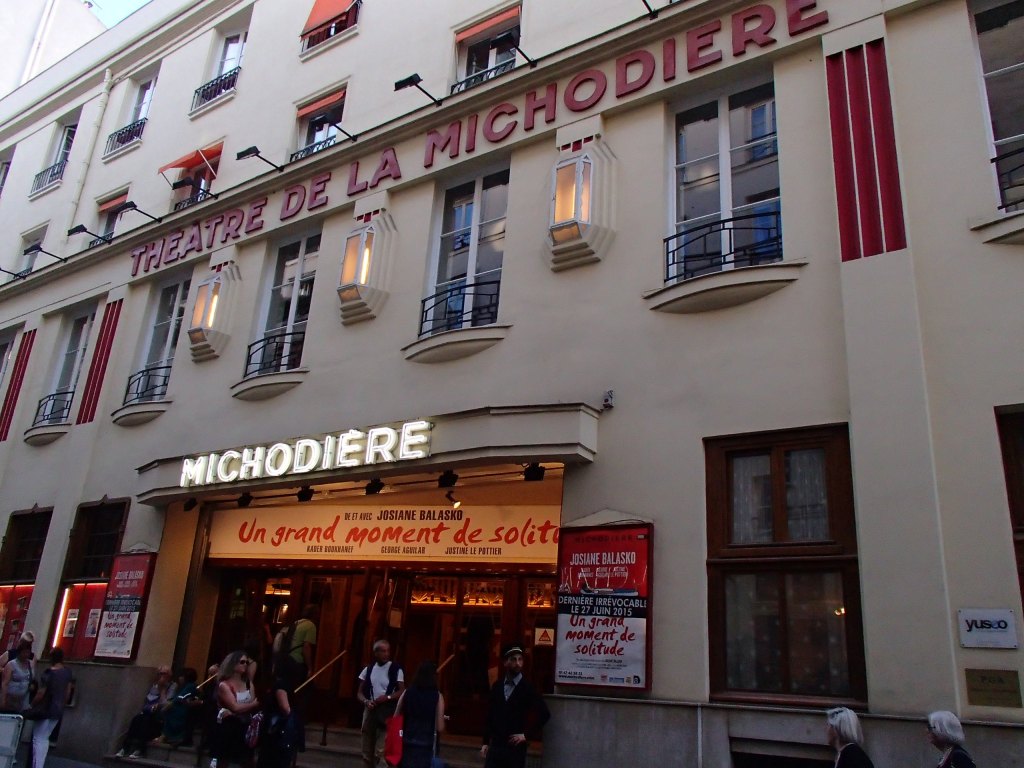 7 Rue De La Michodière 75002 Paris Vis ma vie à Paris: Un grand moment de solitude, théâtre de la Michodière