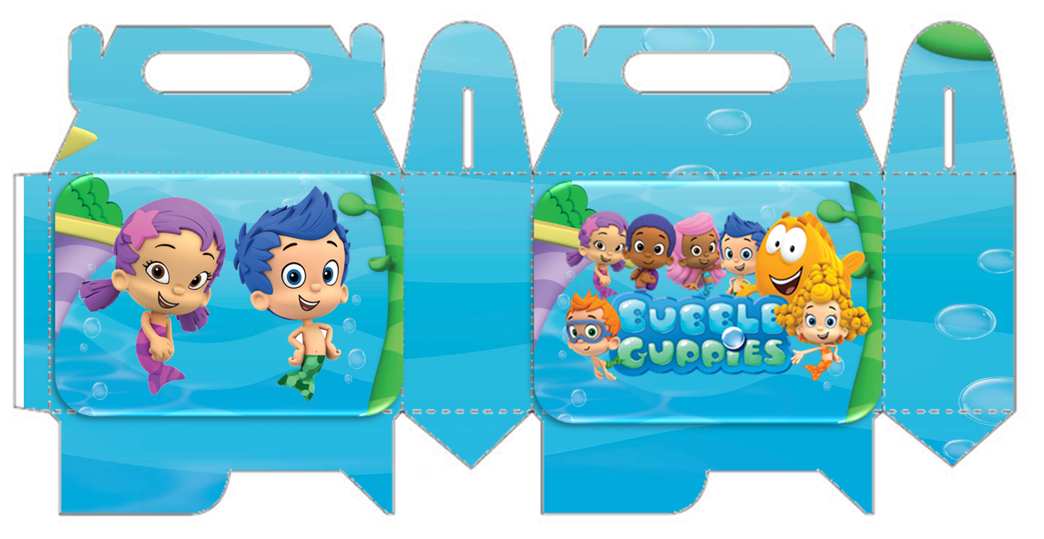 Bubble Guppies Free Printable Lunch Box. Oh My Fiesta! in english