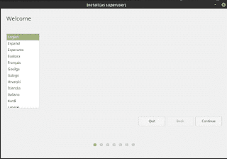 Welcome slide show of linux mint 19 installation Welcome slide show of linux mint 19 installation