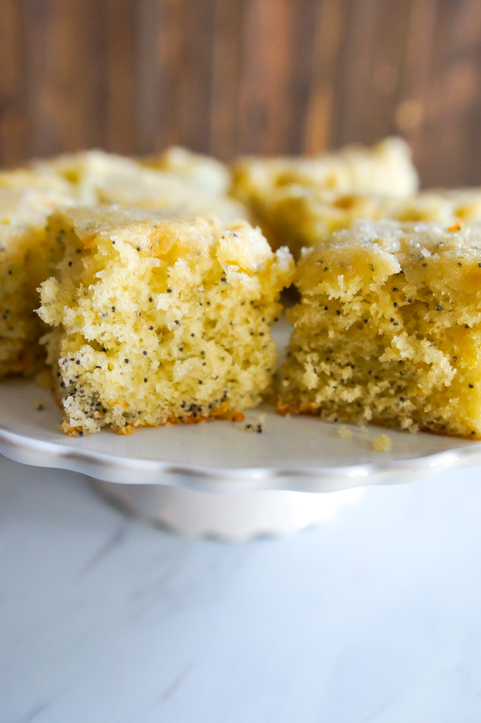 Mary Berry's Lemon Poppy Seed Traybake