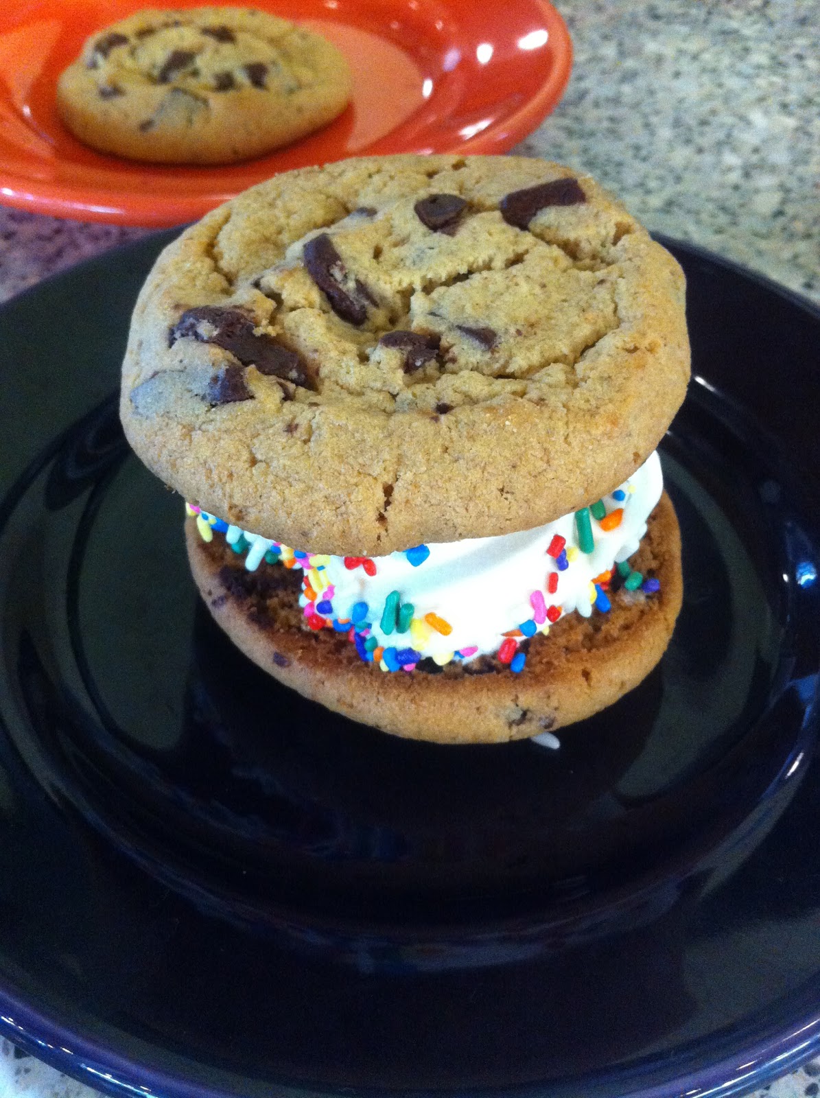 Chocolate Chip Cookie Icecream Sandwich Make Your Own