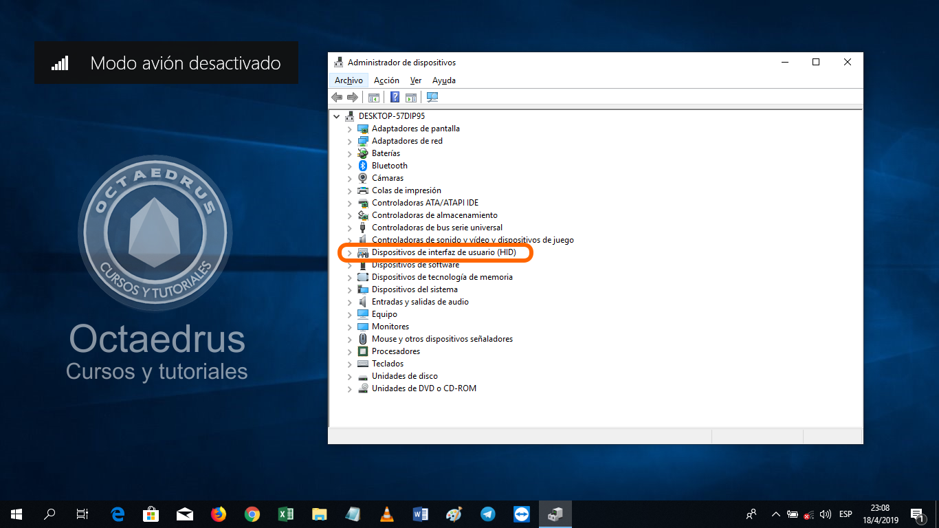 Octaedrus Capacitaciones y Servicios Solución a Modo Avión se Activa