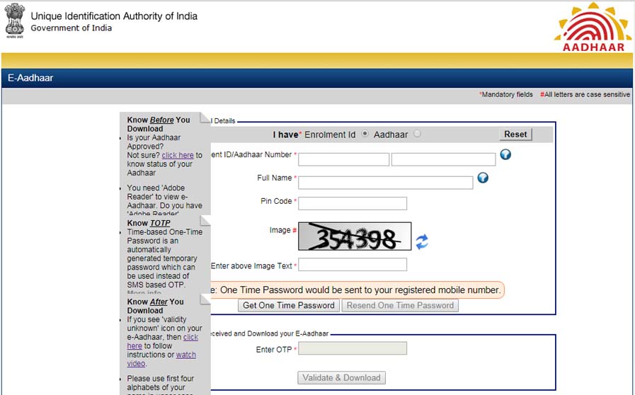 Aadhaar Uidai Gov In Aadhar Card Online Download In Jaipur