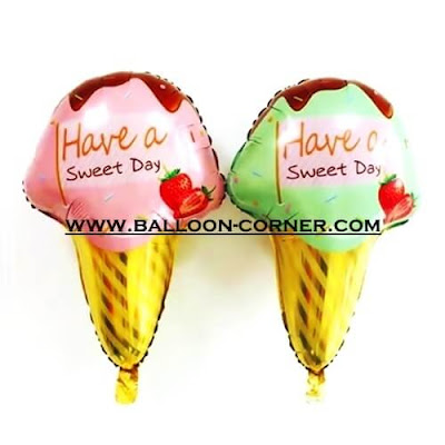 Balon Foil HAVE A SWEET DAY Ice Cream