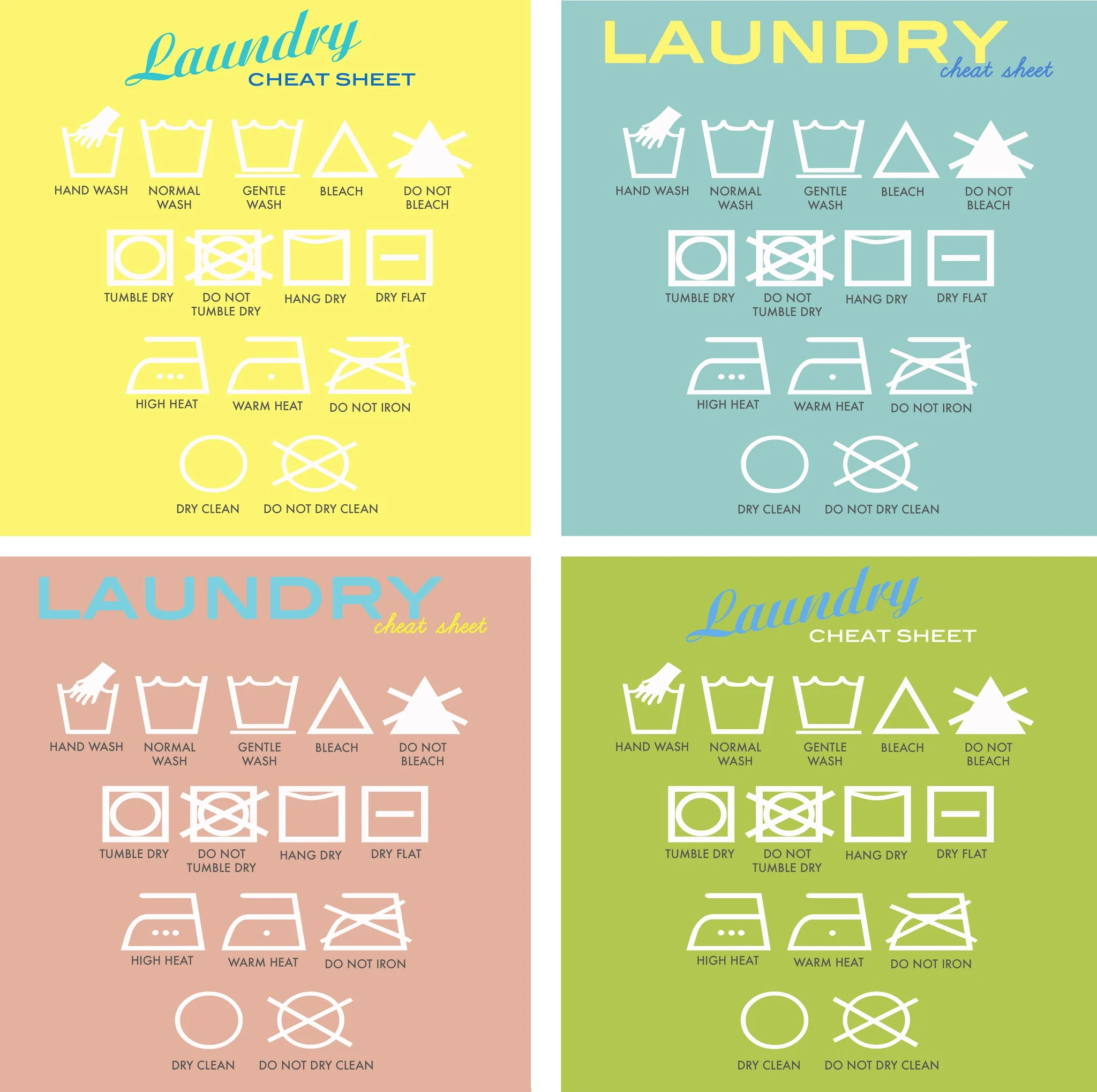 laundry symbol art download