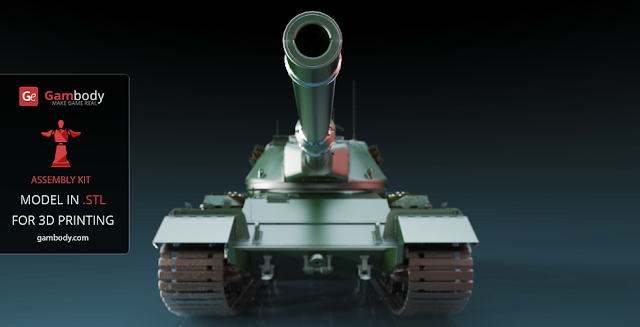 3D print GB12 Conqueror Tank