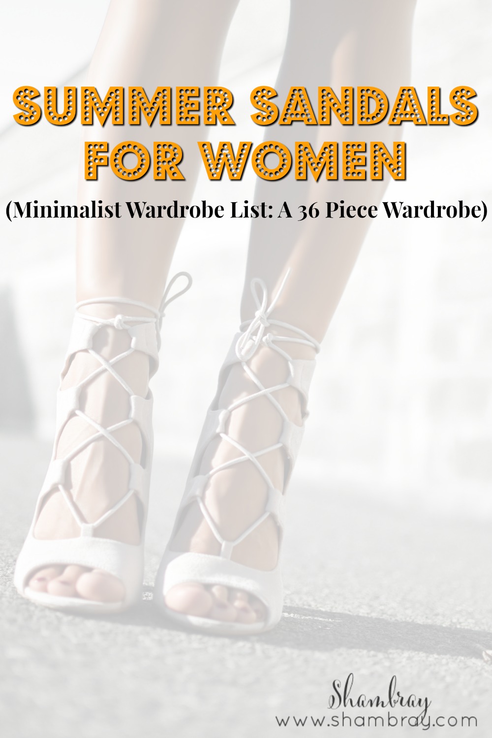 Shambray Summer Sandals For Women Minimalist Wardrobe List A 36