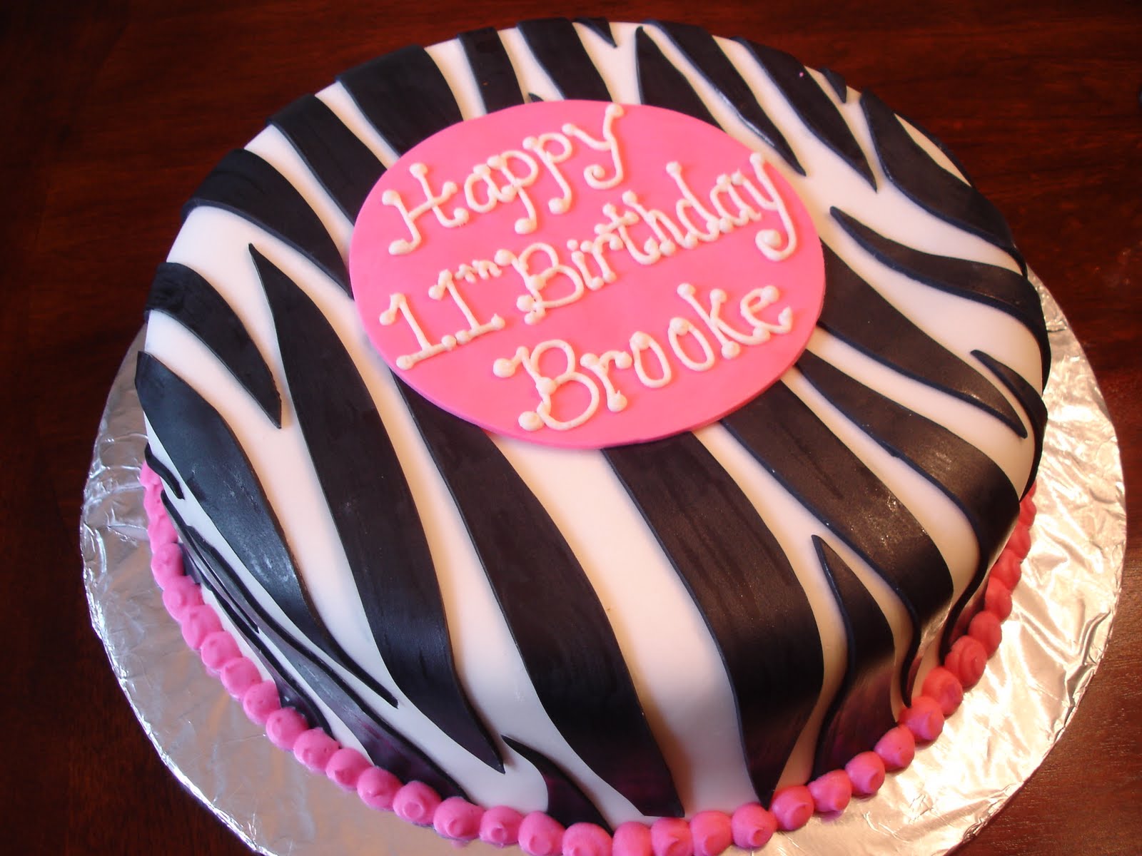 The Law of Cupcakes: 101st Post - A Zebra Cake