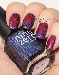 infinity nails plate marias polish nail moyou alike stamper stamped reflect nine zero wine colour base