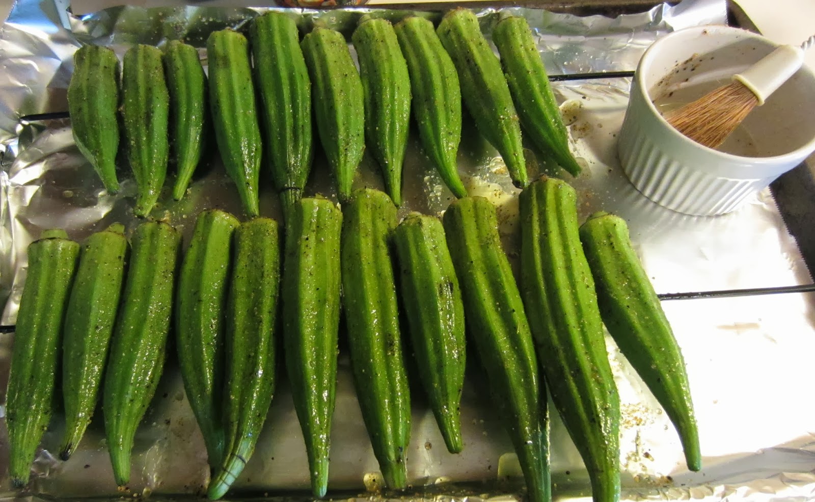 EasyMeWorld How To Cook Okra On The Grill
