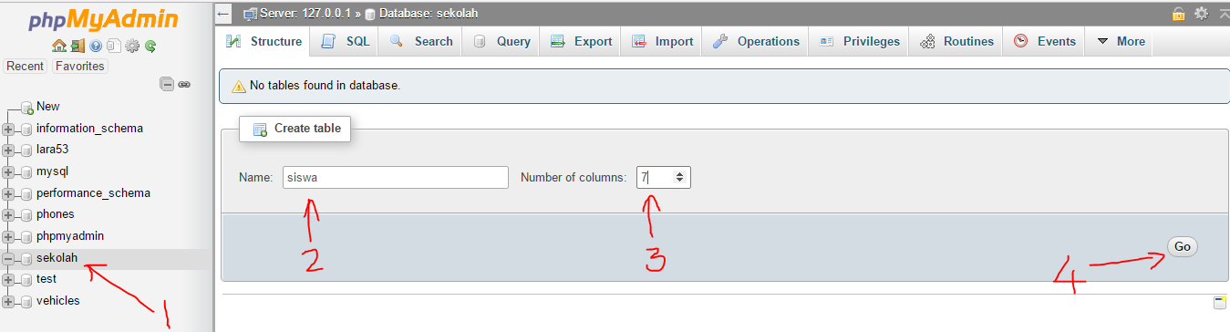 Как изменить название таблицы в phpmyadmin