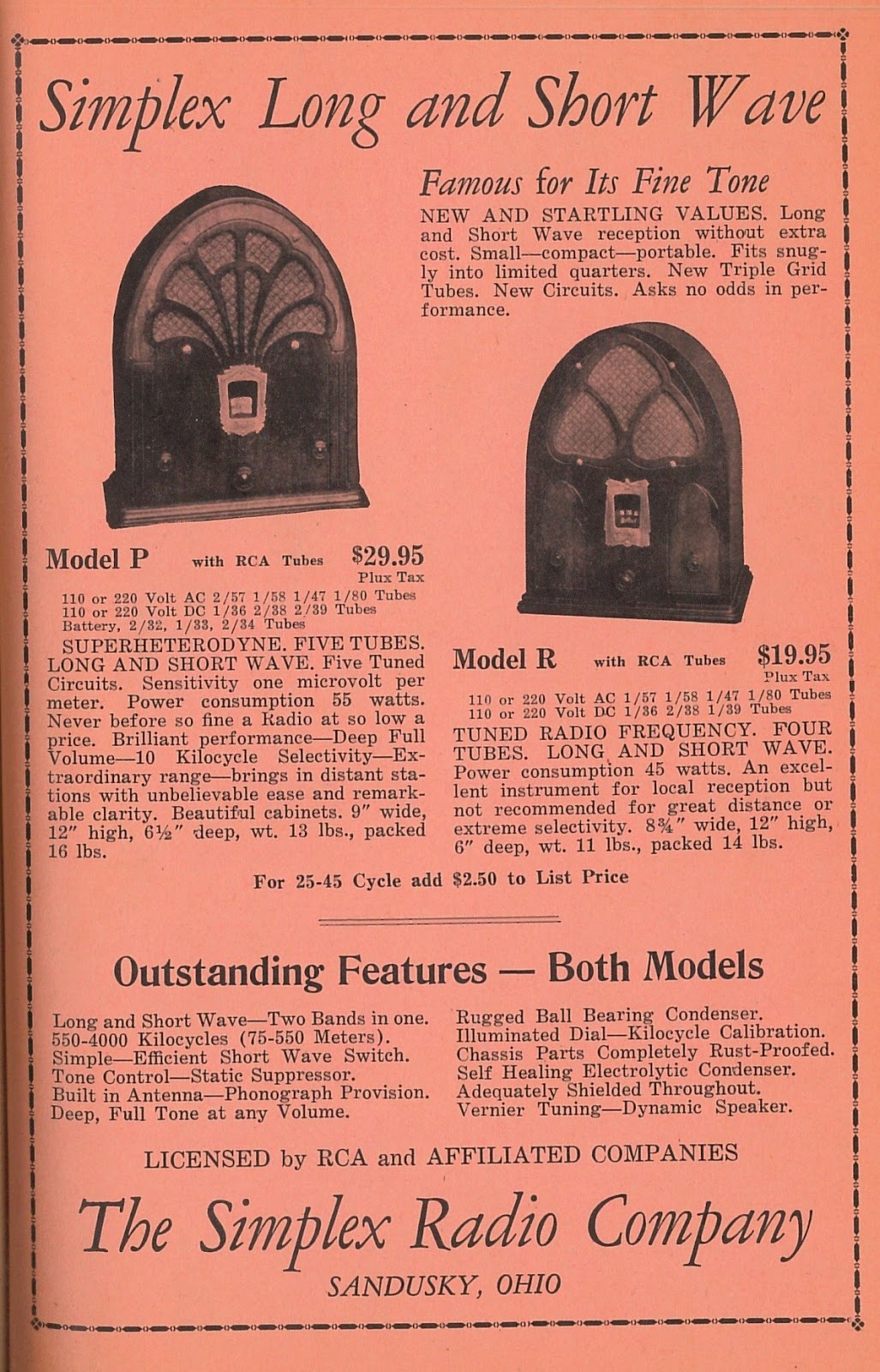 Sandusky History: Simplex Radio Company