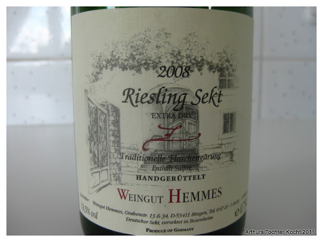 Riesling Sekt Weingut Hemmes, Bingen | Arthurs Tochter kocht. Der Blog für Food, Wine, Travel & Love von Astrid Paul