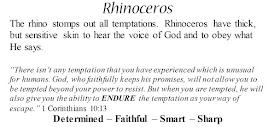 1 Corinthians 10:13 Rhinoceros