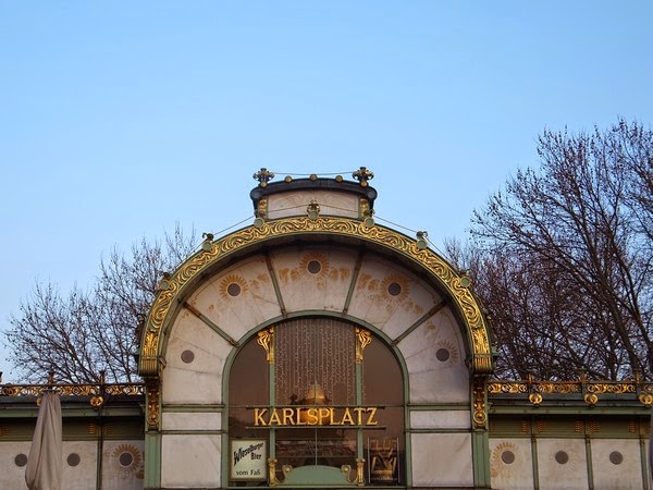 Vienne Wien art nouveau sécession otto wagner pavillon karlsplatz