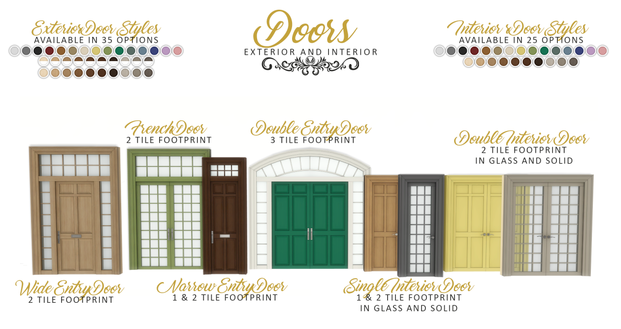 Sims 4 CC's The Best Windows & Doors by peacemakeric