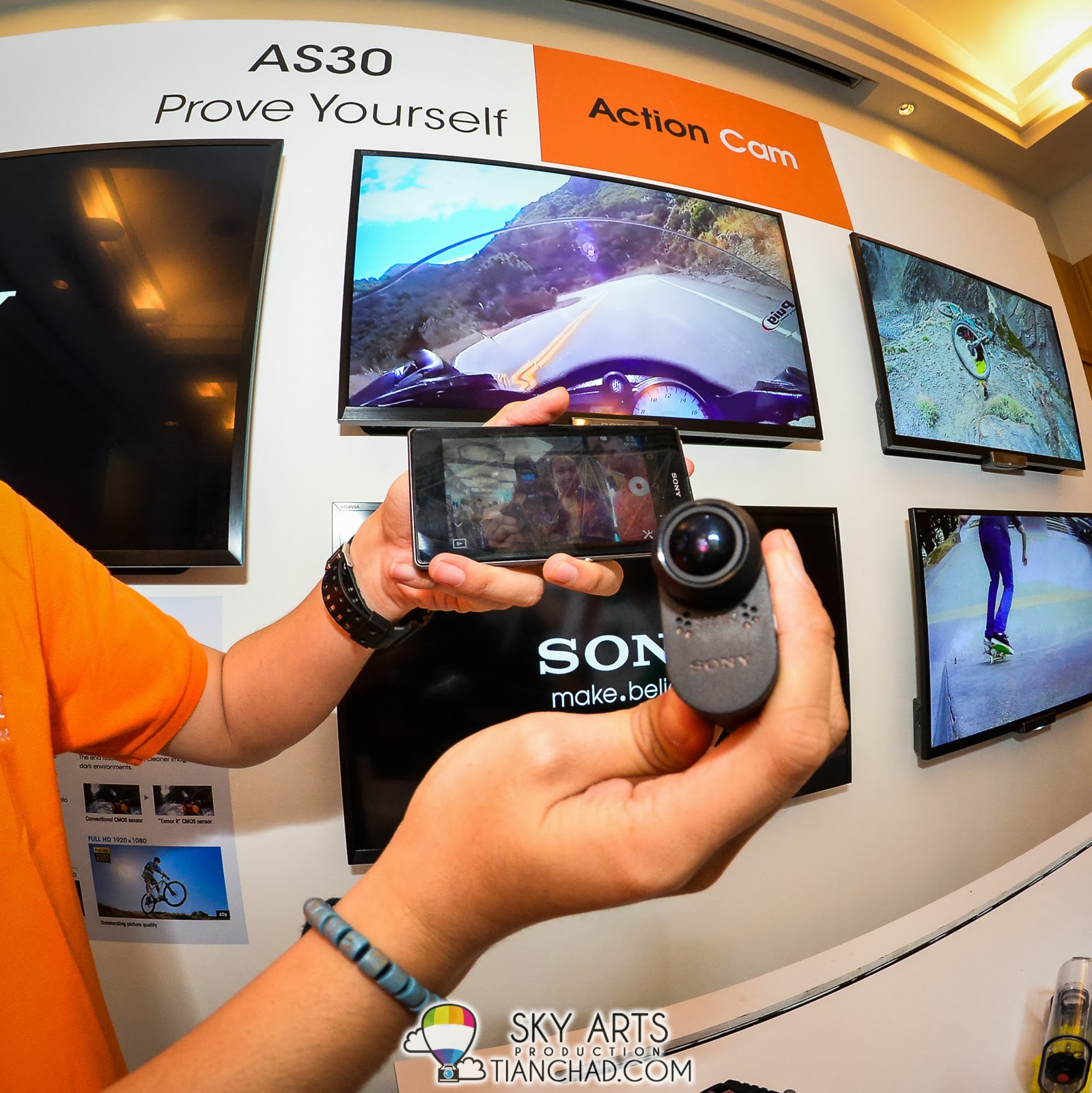 SONY NEW CAMERA LAUNCH 2013 NEX5T, QX10/QX100, Action Cam, A3000