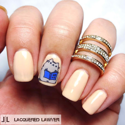 Lacquered Lawyer Nail Art Blog Peachy Pusheen