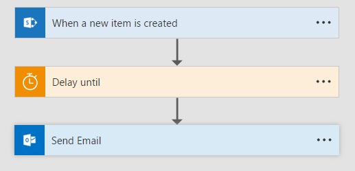 Microsoft Flow - pause till date