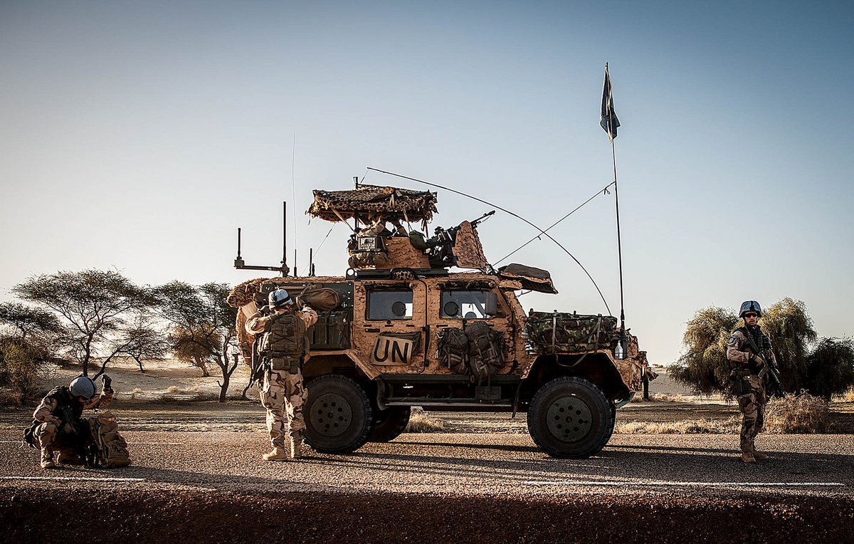 Asian Defence News Longrange patrol with RG32M vehicles of the Swedish contingent of MINUSMA