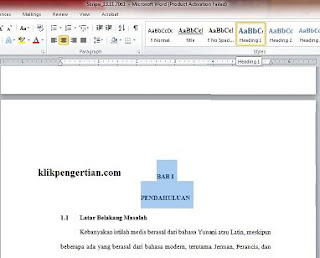 Cara Cepat Membuat Daftar Isi Otomatis dan Rapi Cara Cepat Membuat Daftar Isi Otomatis dan Rapi
