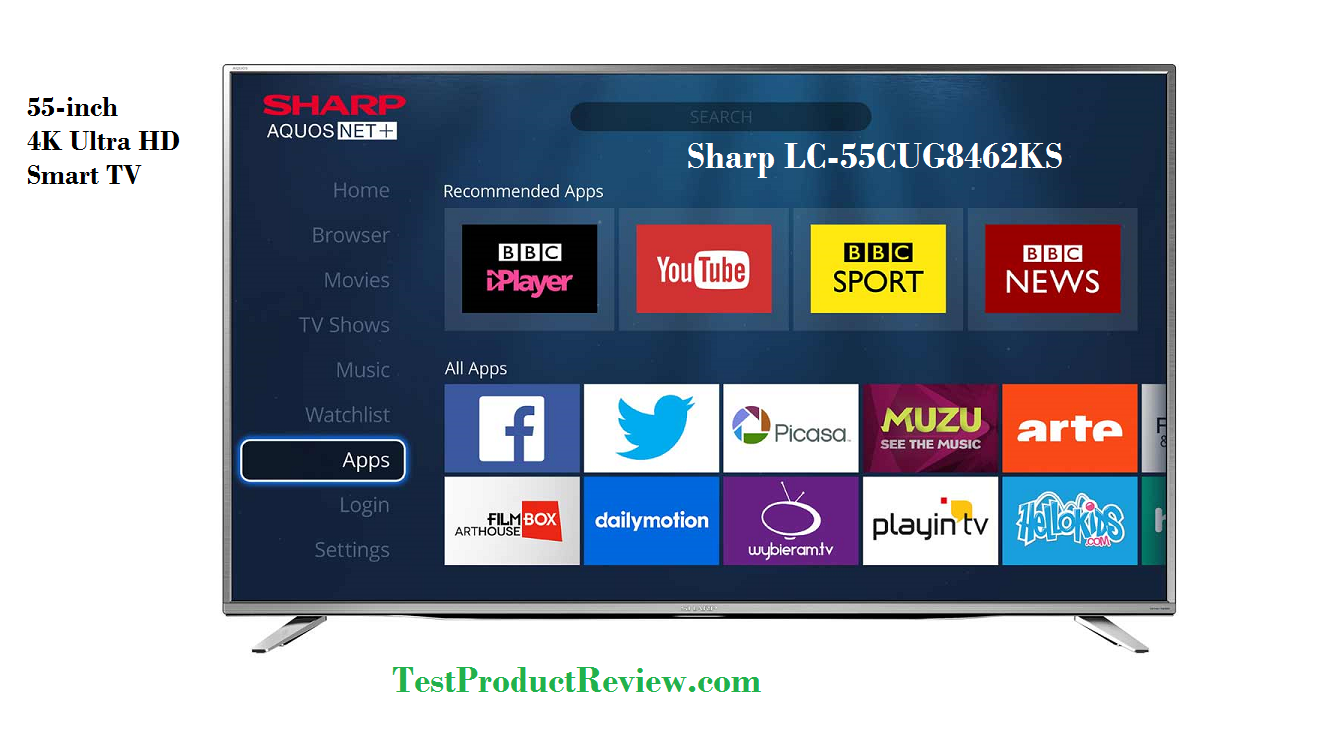 Sharp LC55CUG8462KS 55 inch Ultra HD TV Test and Review