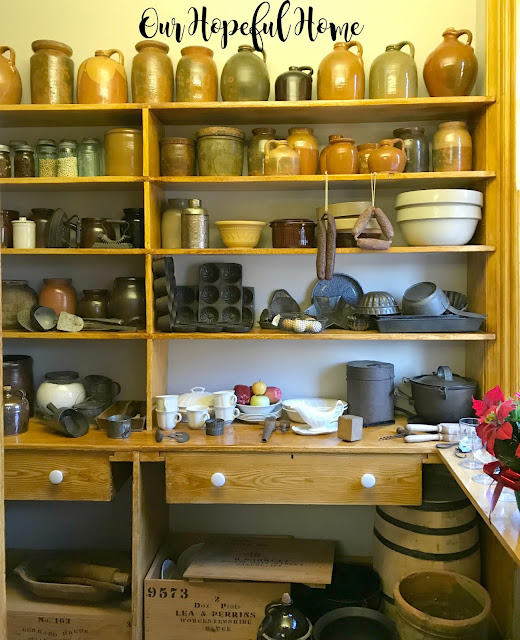 Ulysses S. Grant kitchen pantry pottery jugs