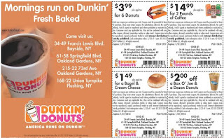 coupon for dunkin donuts 2018