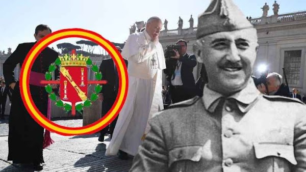 La Fundación Francisco Franco alecciona al papa