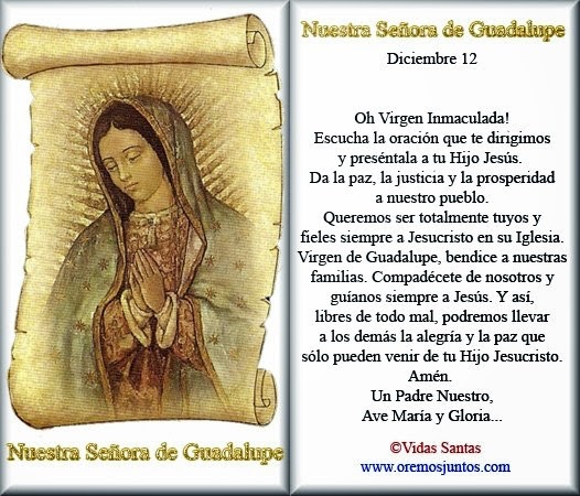 ® Virgen María Ruega Por Nosotros ® Oraciones A La Virgen De Guadalupe