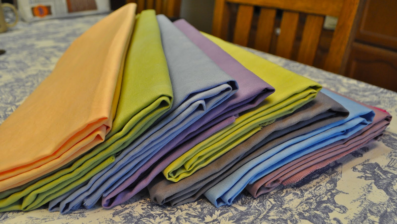 LuAnn Kessi Dyed Fabrics.....Rinsed, Washed, Dried