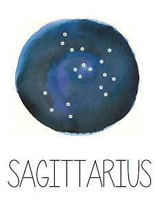 Sagittarius Constellation Printable from Spool and Spoon (www.spoolandspoonblog.com)
