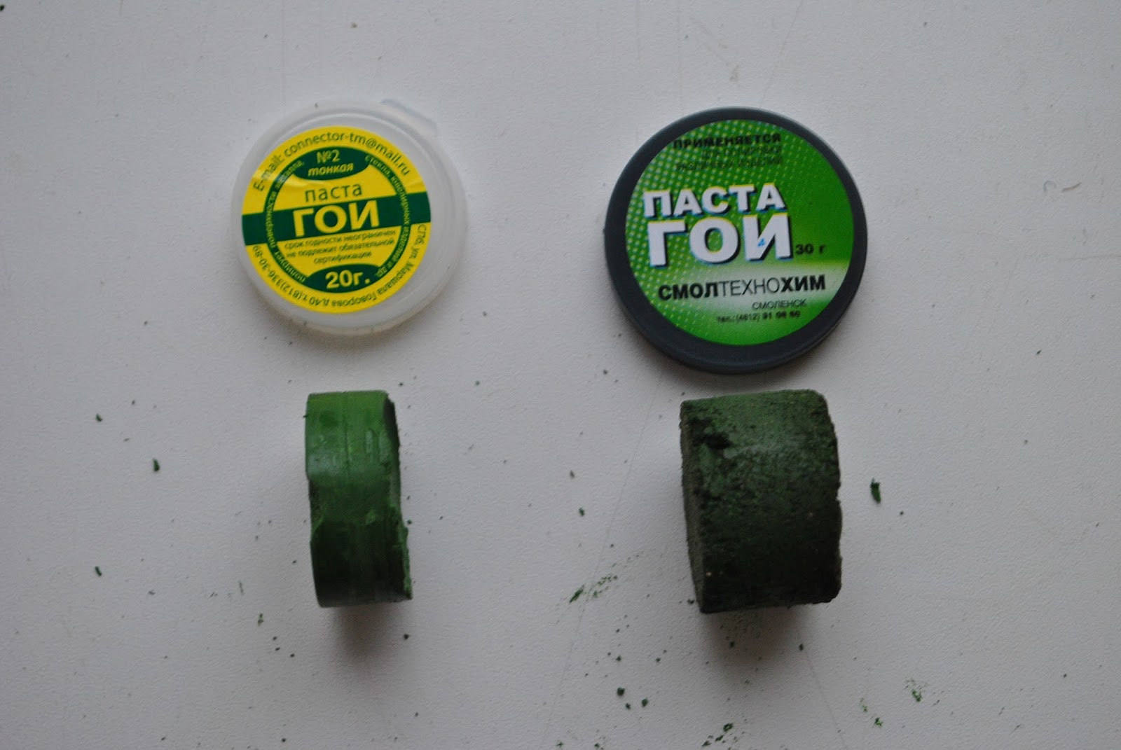 Паста гои зернистость по номерам таблица