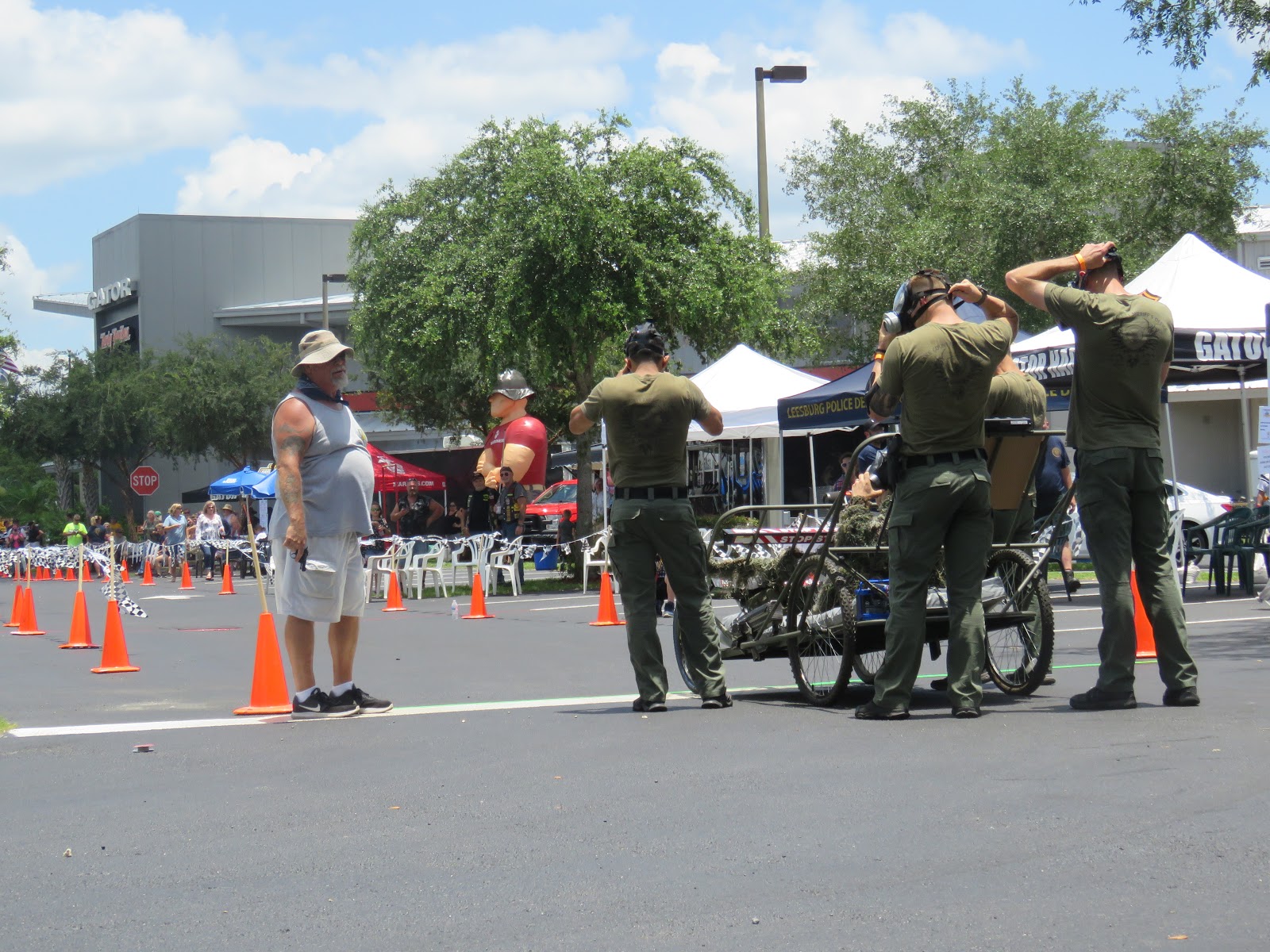 Combat PTSD News Wounded Times Nam Knights off to the races in Leesburg