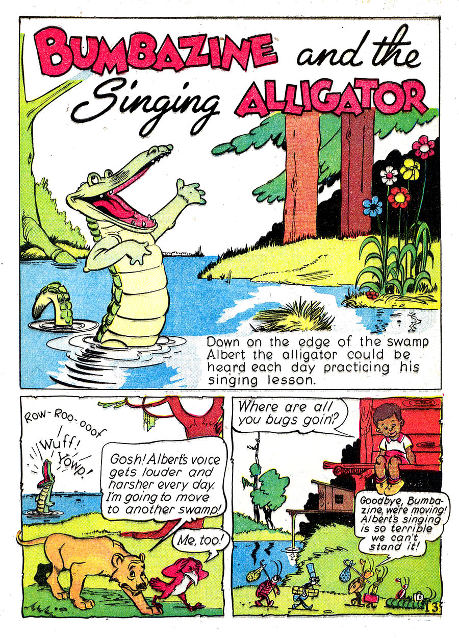 Pappy's Golden Age Comics Blogzine Number 2193 Albert the Alligator