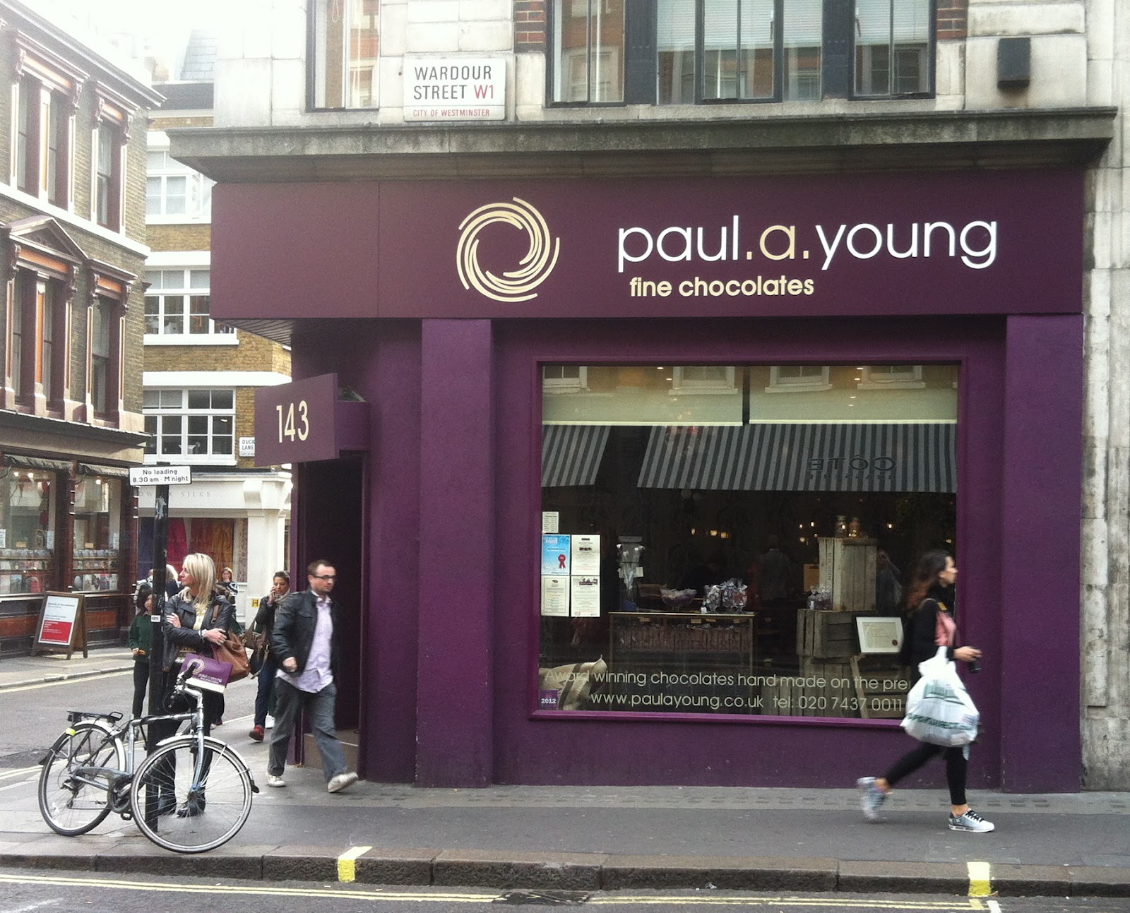 London Girl About Town Paul A. Young fine chocolates