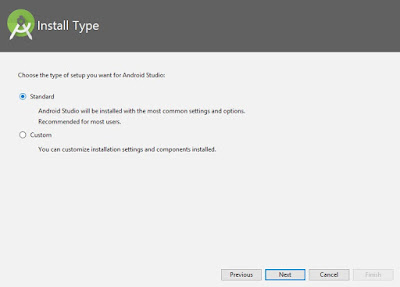 Install type Android Studio