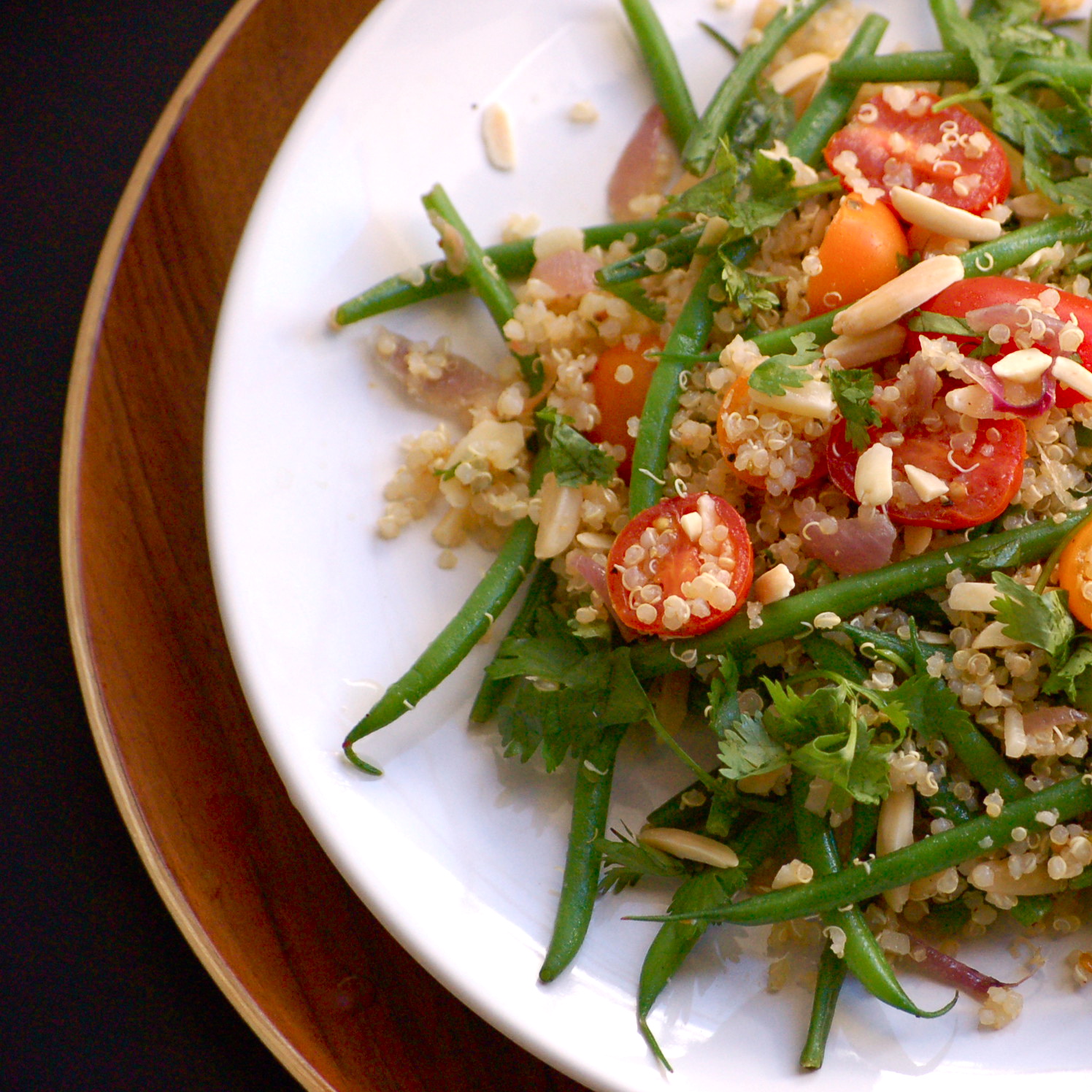A Simply Raw Life: HARICOT VERT + HEIRLOOM TOMATO SALAD