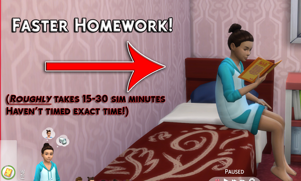 How to do homework faster sims 4 university image