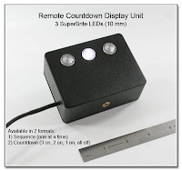 Remote Countdown Display Unit (3 SuperBrite 10 mm LEDs)