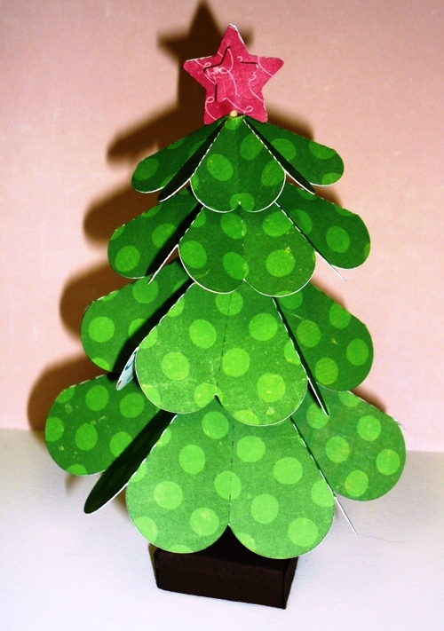 Totally Scrap Addicted TSF DT Reveal Day 1  3D SVG Christmas Tree