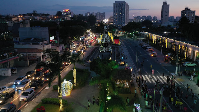 A decoração “Luzes de Natal da Cidade de Osasco