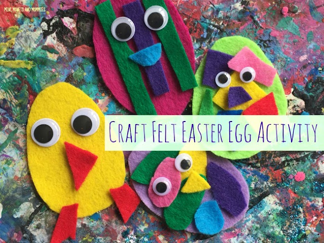 Easter Eggs Craft felt