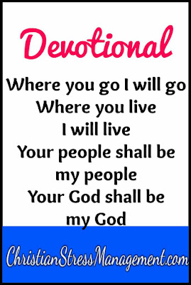 Devotional: Where you go, I will go