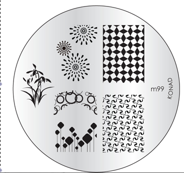 WowSoCool - Konad Stamping Nail Art: Konad New Image Plates M96 to M100