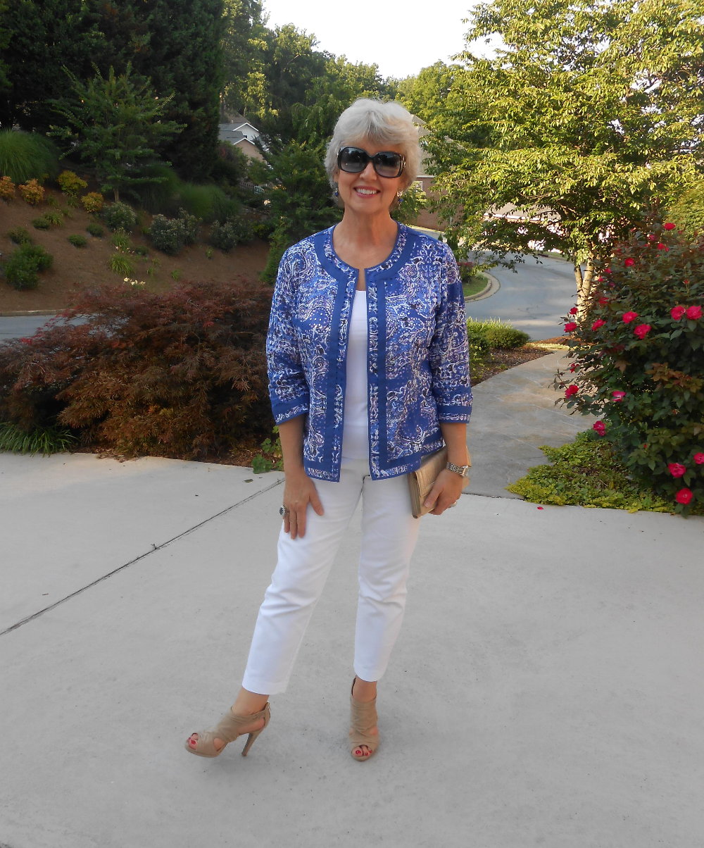 Fifty, not Frumpy: Blue and White