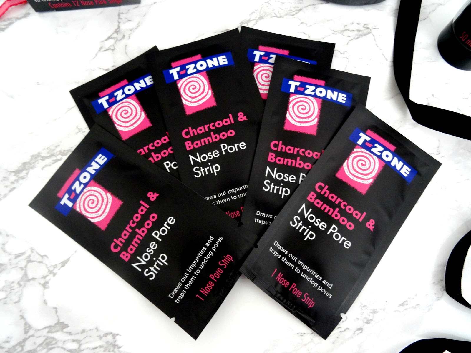 T-Zone Charcoal&Bamboo Nose Pore Strips Review
