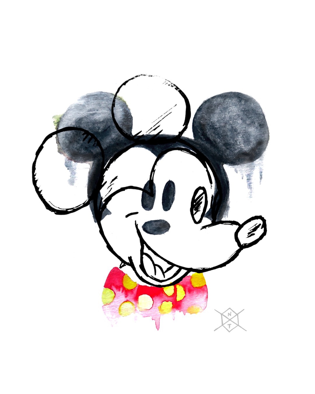 Mickey Mouse Arthouse Mickey Mouse by Nicole Tattersall