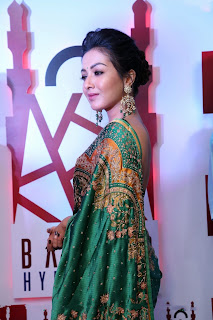 Actress Catherine Tresa Stills at Bazaar Hyderabad Launch at Putlibowli